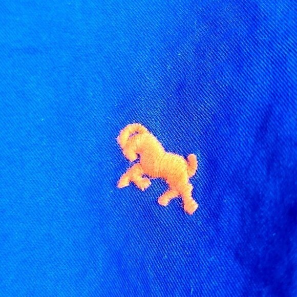 H&M Kids Long-Sleeved Button Down Shirt Boys 9-10Y Bright Blue - Picture 8 of 12